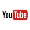 YouTube logo on a white background.